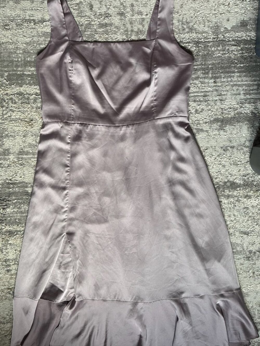 'Show Me Your Mumu' Women's Lavender Luxe‎ Satin Maxi Dress Size 3XL Pre-Owned